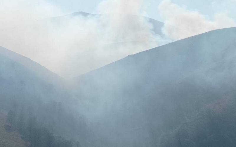 Azərbaycan-Ermənistan sərhədində yanğın oldu