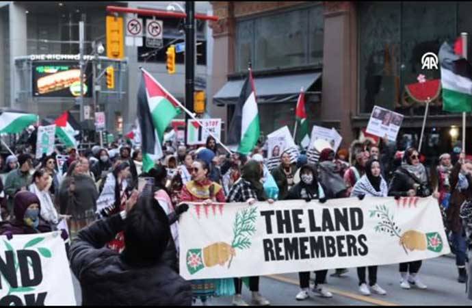 Kanadada minlərlə insan bu səbəbdən yürüş etdi - VİDEO