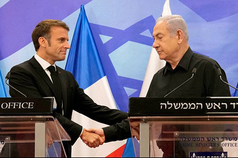Netanyahudan məzəmmət eşitdikdən sonra Makron geri addım atdı