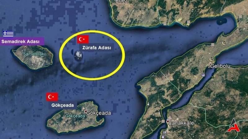 Yunanıstan naziri Türkiyənin Zürafə adasının \"Yunan torpağı\" olduğunu söylədi