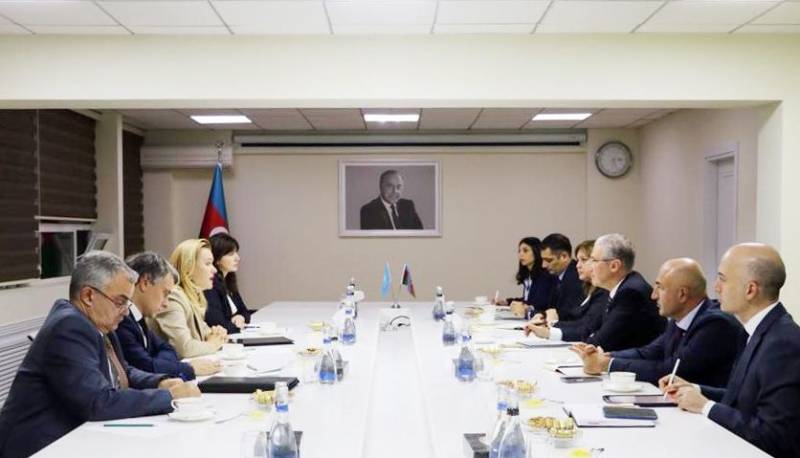 BMT-nin Avropa üzrə İqtisadi Komissiyasının icraçı katibi ilə görüş keçirilib - FOTO