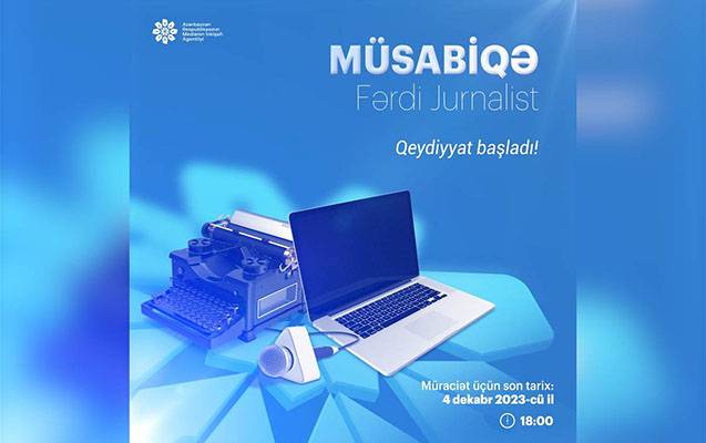 Jurnalistlər üçün müsabiqə elan edildi