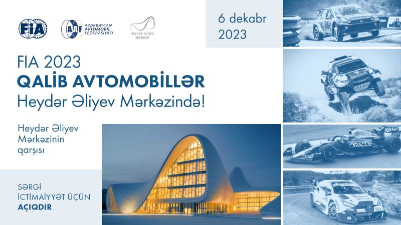 Bu avtomobillər Heydər Əliyev Mərkəzində sərgilənəcək