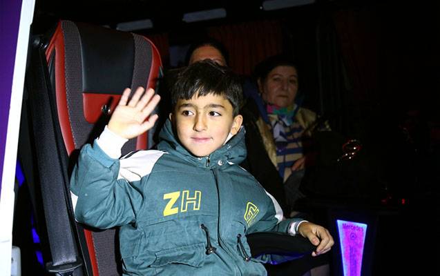 63 sakin də Laçına yola salındı - FOTOLAR