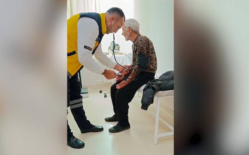 Xankəndidə ilk erməni sakinə tibbi xidmət göstərildi