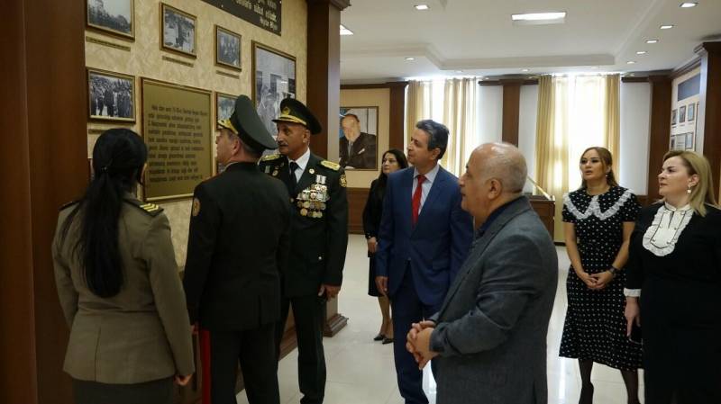 Ulu öndərin xatirəsi FHN-nin Mülki müdafiə qoşunlarının komandanlığında anıldı - FOTO