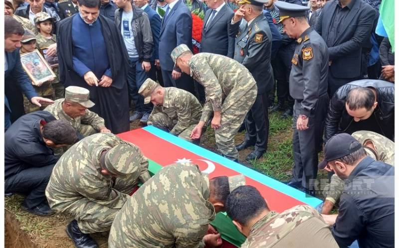 Şəhid Yusif Xəlilov Lənkəranda dəfn edilib - YENİLƏNDİ (FOTO)