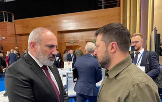 Paşinyan Qranadada Zelenski ilə görüşdü - FOTO