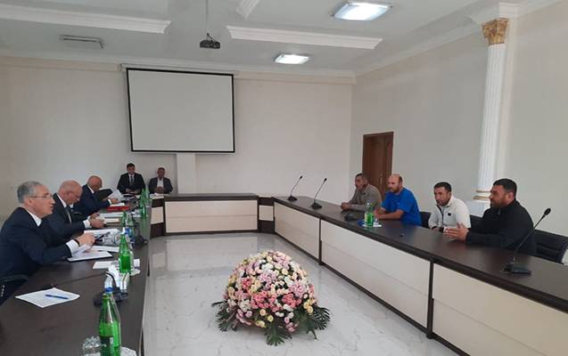 Nazir Xaçmazda vətəndaşları qəbul etdi - FOTOLAR