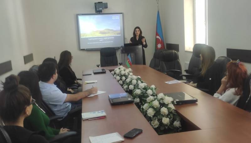 ​Əqli Mülkiyyət Agentliyində əmtəə nişanları və coğrafi göstəricilər mövzusunda təlim keçirildi  - FOTO