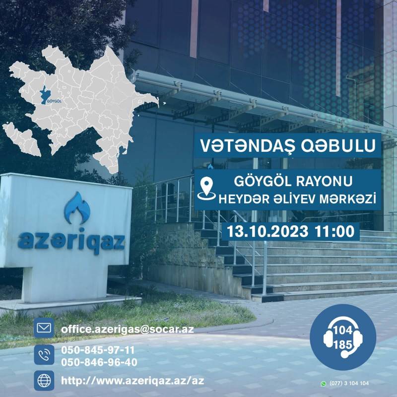 “Azəriqaz” rəhbərliyinin növbəti vətəndaş qəbulu keçiriləcək
