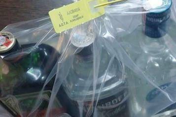 Bakıda bu mərketdə saxta spirtli içkilər aşkarlandı - FOTO