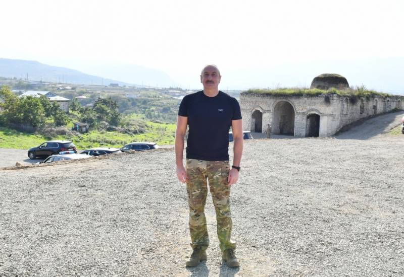 Prezident İlham Əliyev Şuşa rayonunun Malıbəyli kəndində olub - FOTO