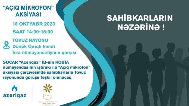 Sahibkarlarla növbəti görüş Tovuzda keçiriləcək