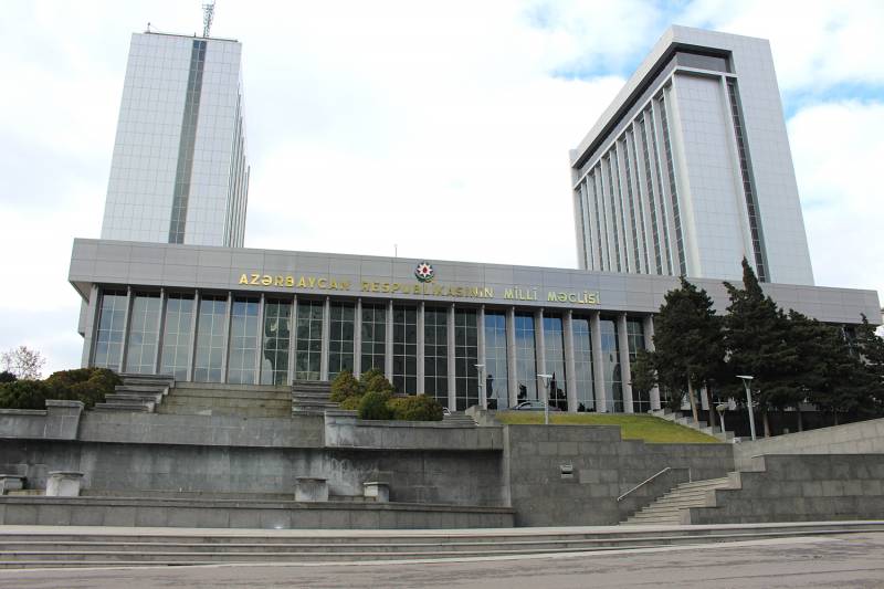 Gələn ilin dövlət büdcəsi layihəsi Milli Məclisə daxil olub