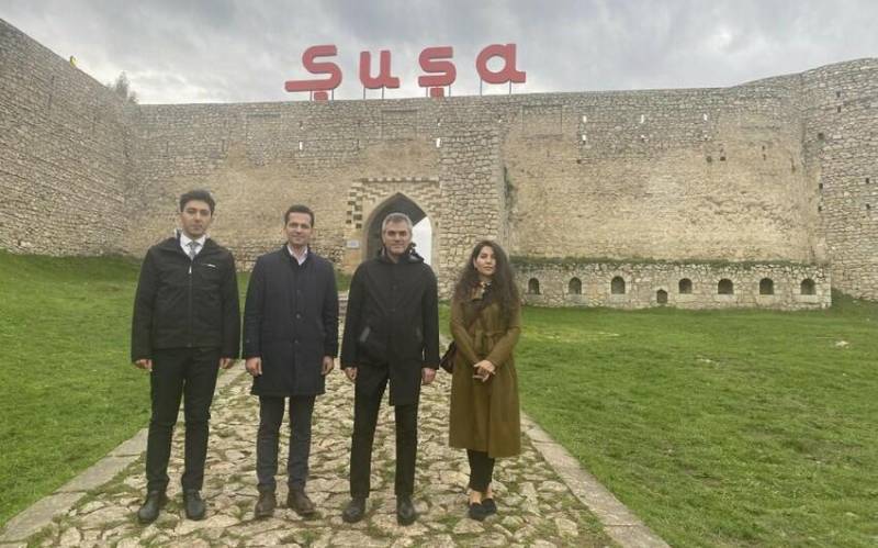 TBMM nümayəndə heyəti Şuşada - FOTO