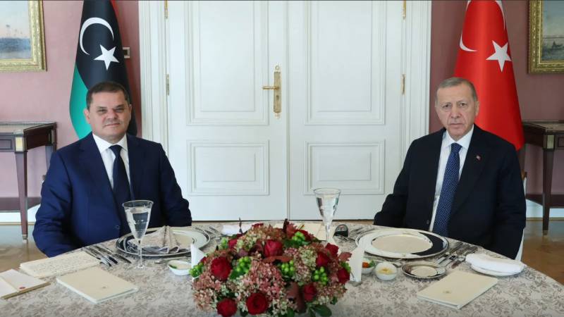 Ərdoğan Liviyanın baş naziri Dibeybeni qəbul etdi - FOTO