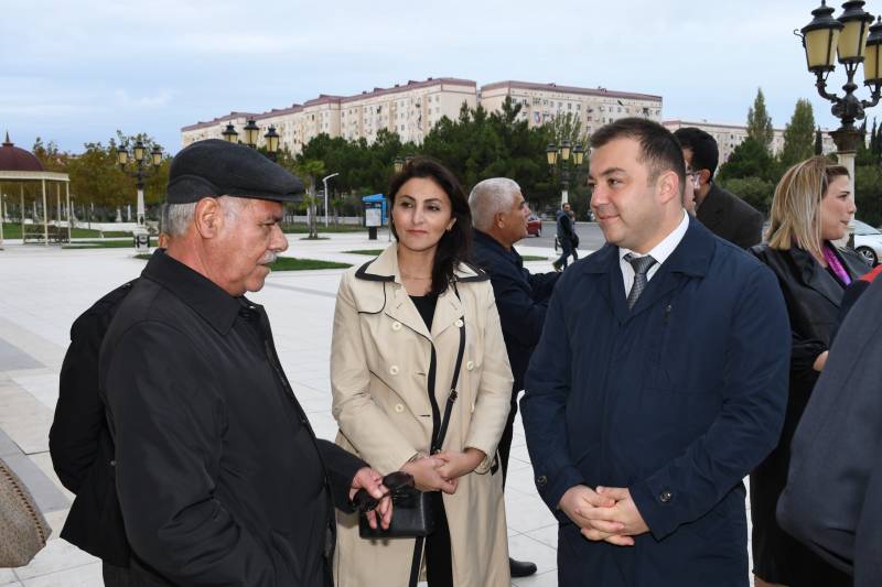 Deputat seçicilərlə və partiya fəalları ilə görüşdü - FOTO