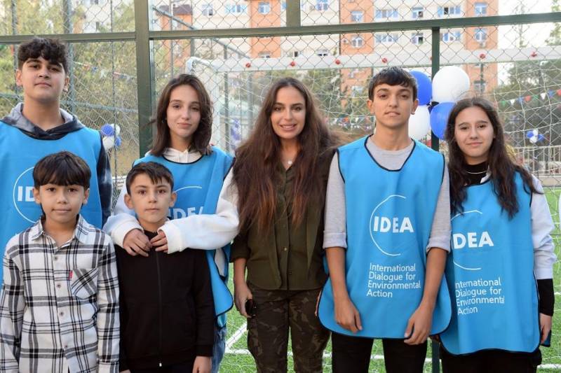 Leyla Əliyevanın iştirakı ilə növbəti “Bizim həyət”in açılışı oldu - FOTOLAR