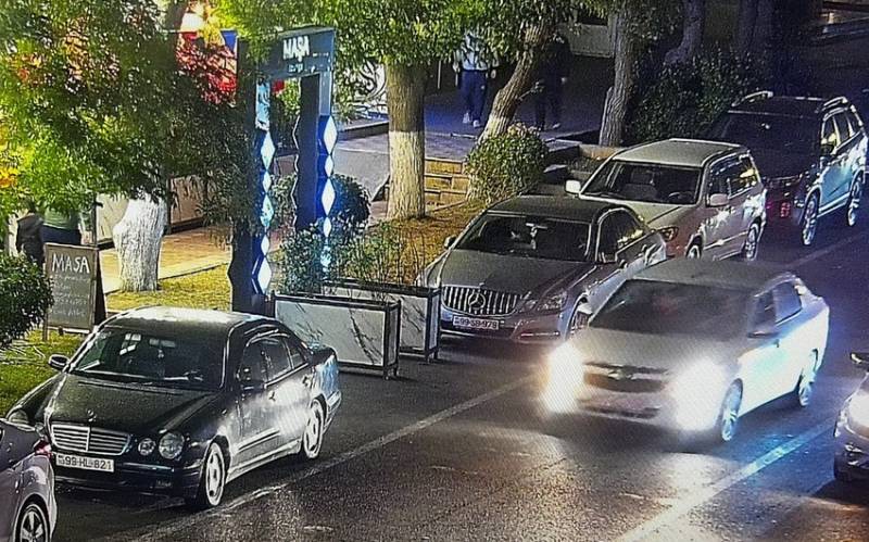 Bakıda yolu zəbt edən restoran sahibi cəzalandırıldı