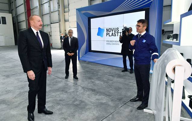 Prezident Sumqayıtda bir sıra açılışlarda iştirak etdi - FOTO