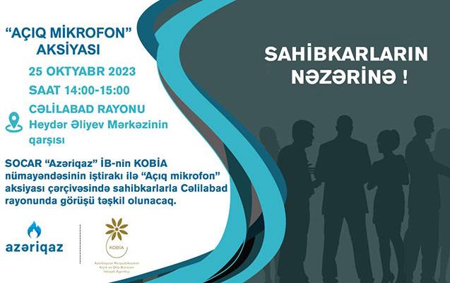 Sahibkarlarla növbəti görüş Cəlilabadda keçiriləcək