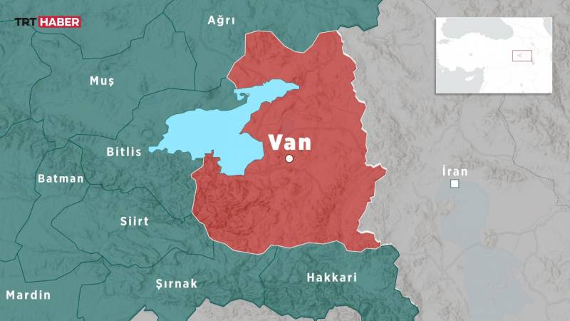 Vanla sərhəddə güclü zəlzələ olub - FOTO