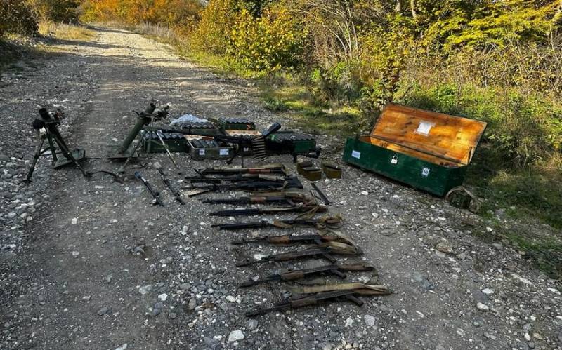 Ağdamda tərk edilmiş mövqelərdən silah-sursat tapıldı