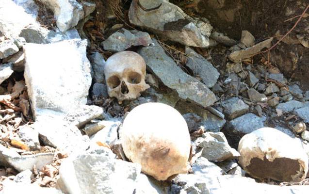 Göyçayda insan sümükləri tapıldı