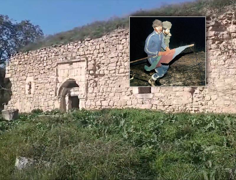 Natiq Qasımovun təkbaşına vuruşduğu məbəddən İLK GÖRÜNTÜLƏR - VİDEO