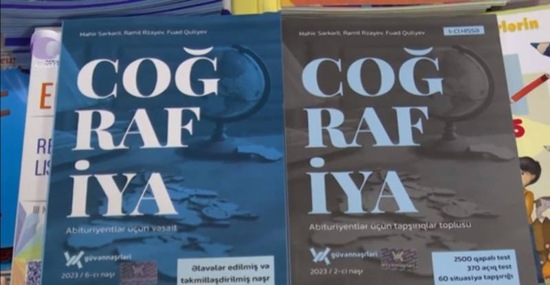 Abituriyentlərin tapşırıqlar toplusunda KOBUD SƏHV... - VİDEO