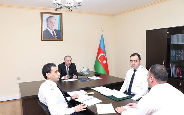 Baş prokuror Şabranda qəbul keçirdi - FOTOLAR