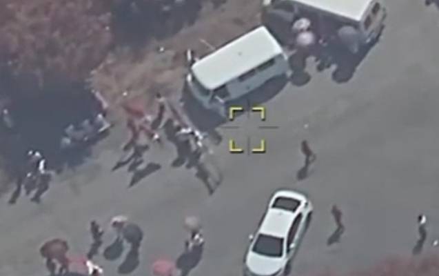 Separatçılar Xocalıda baryerlər quraşdırır - VİDEO