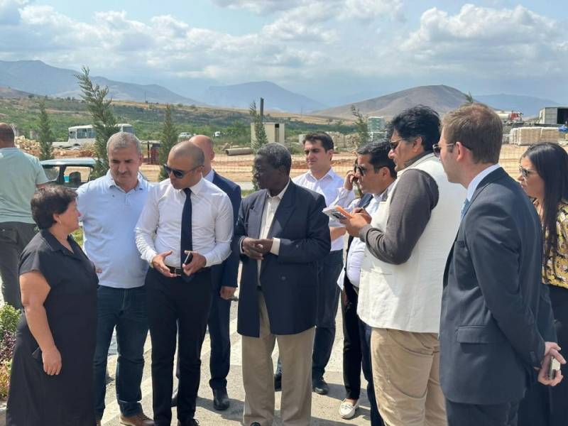 İƏT nümayəndə heyəti Füzulidə birgə faktaraşdırıcı missiya həyata keçirdi