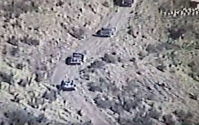 Separatçılar döyüş mövqelərinə silah-sursat daşıyır - VİDEO