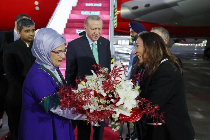 Ərdoğan Hindistanda - FOTO