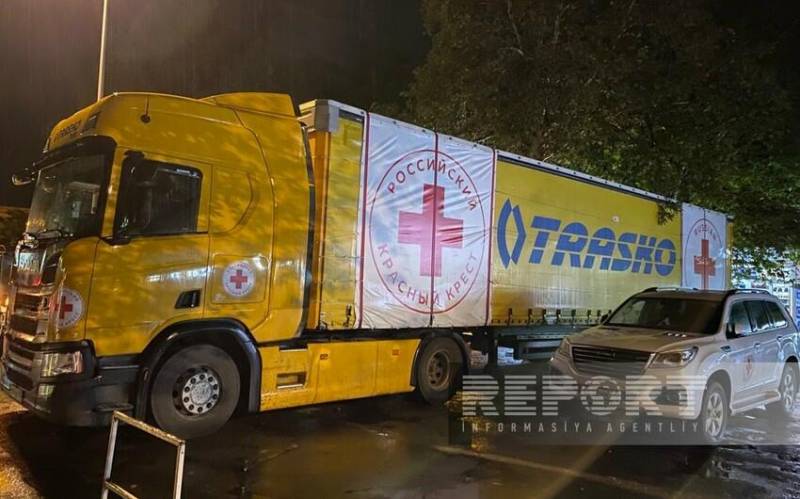 Xankəndiyə çatmalı olan yardım maşını hələ də Bərdədədir