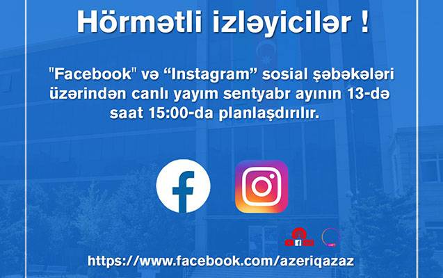 “Azəriqaz” rəhbərliyinin növbəti canlı yayımı planlaşdırılır