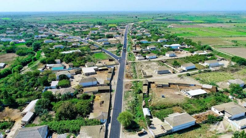 Neftçalada 42 km uzunluğunda avtomobil yolları yenidən qurulur - VİDEO/FOTO