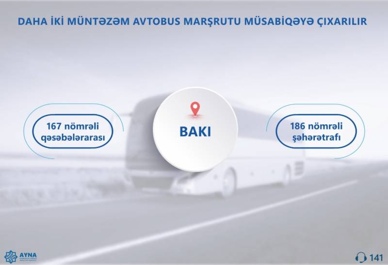 İki marşrut avtobusu müsabiqəyə çıxarılır