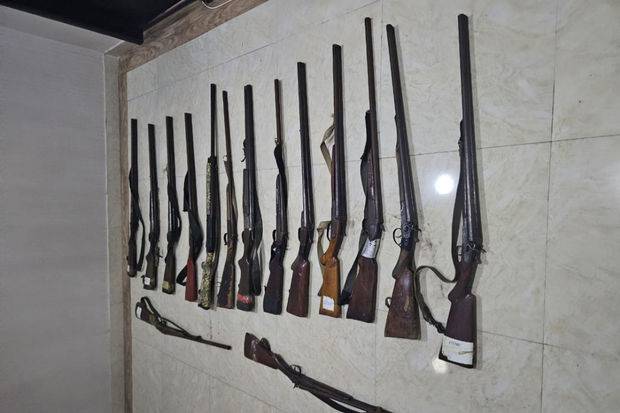 Sabirabad sakinlərindən qanunsuz saxlanılan odlu silahlar aşkarlandı