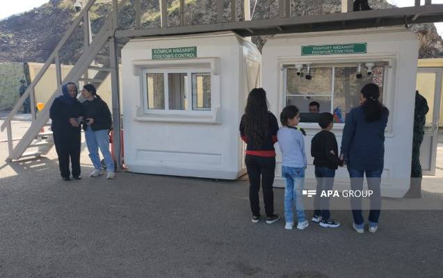 “Laçın” buraxılış məntəqəsində erməni sakinlərin sərbəst keçidi təmin edildi - FOTOLAR