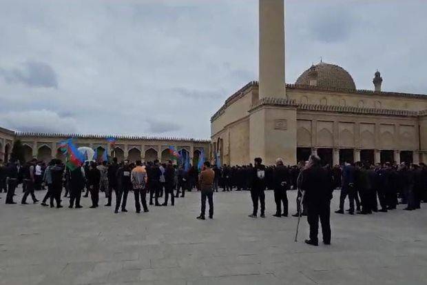 Polis Seyfi Abdullayevlə vida mərasimi keçirilir - FOTO