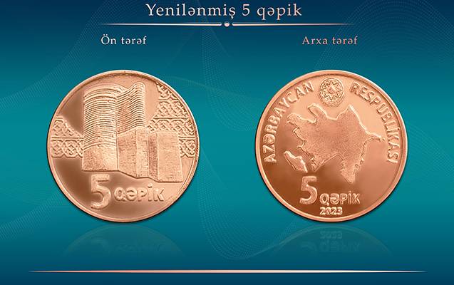 Yeni 5 qəpiklik buraxıldı