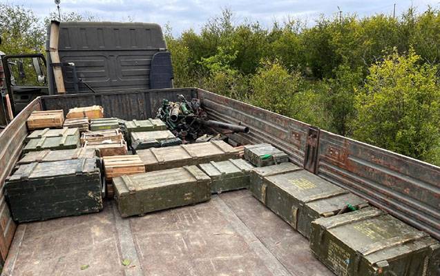 Ağdamda müxtəlif təyinatlı döyüş texnikası müsadirə edildi