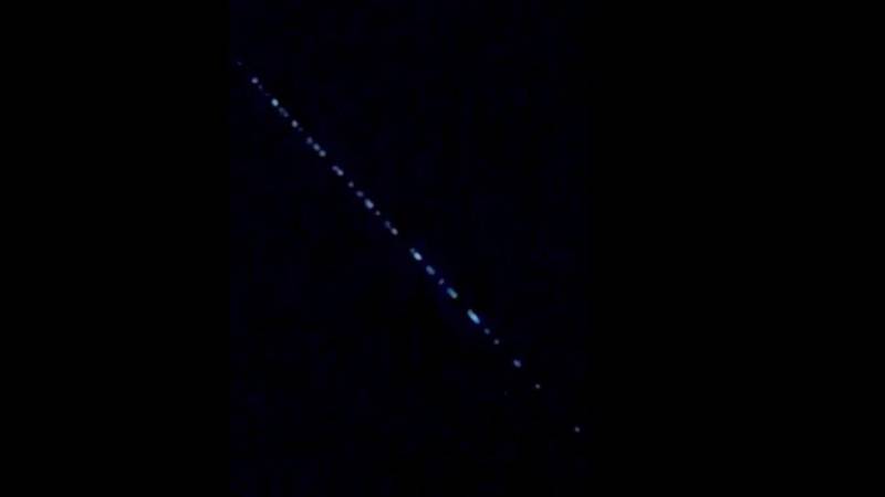 \"Starlink\" peyklərini səmada görən şəxs görün nə etdi