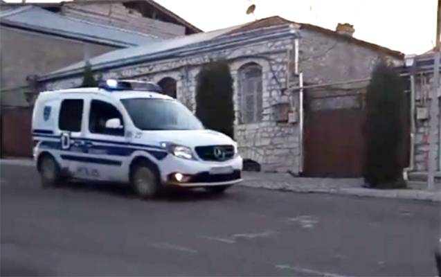 Azərbaycan polisi Xankəndidə - VİDEO
