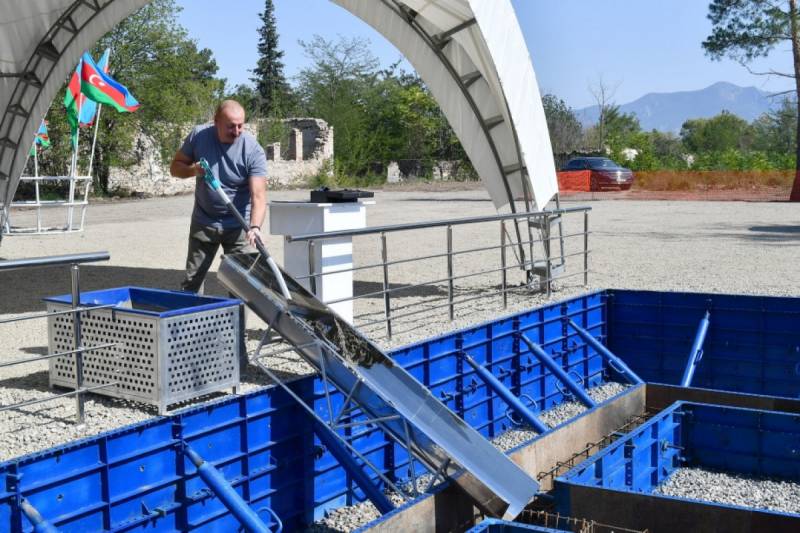 Zəngilanda 160 yerlik uşaq bağçasının təməli qoyuldu