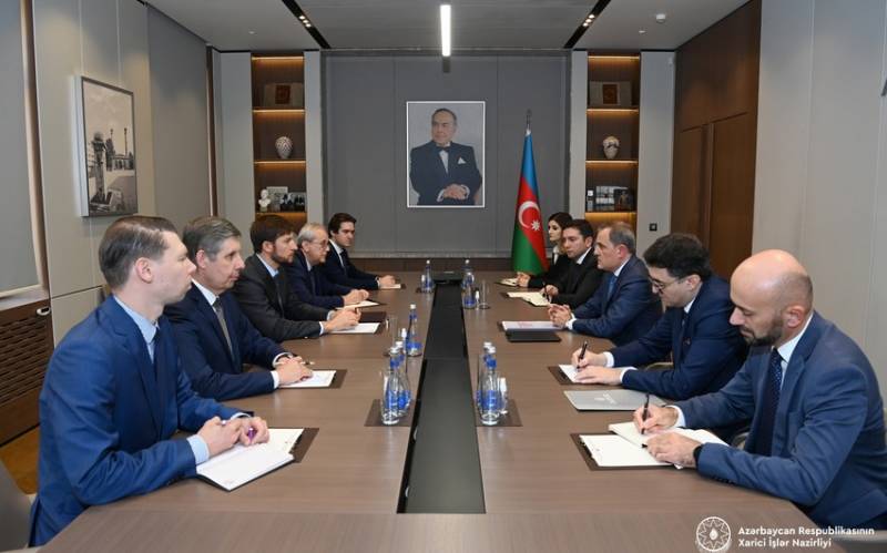 Ceyhun Bayramov Putinin müşaviri ilə GÖRÜŞDÜ - FOTO