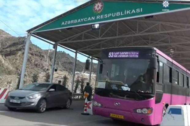 “Laçın” sərhəd-buraxılış məntəqəsindən son görüntülər - VİDEO